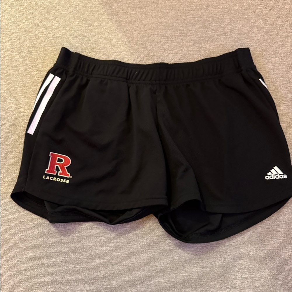 Black Adidas Rutgers Shorts